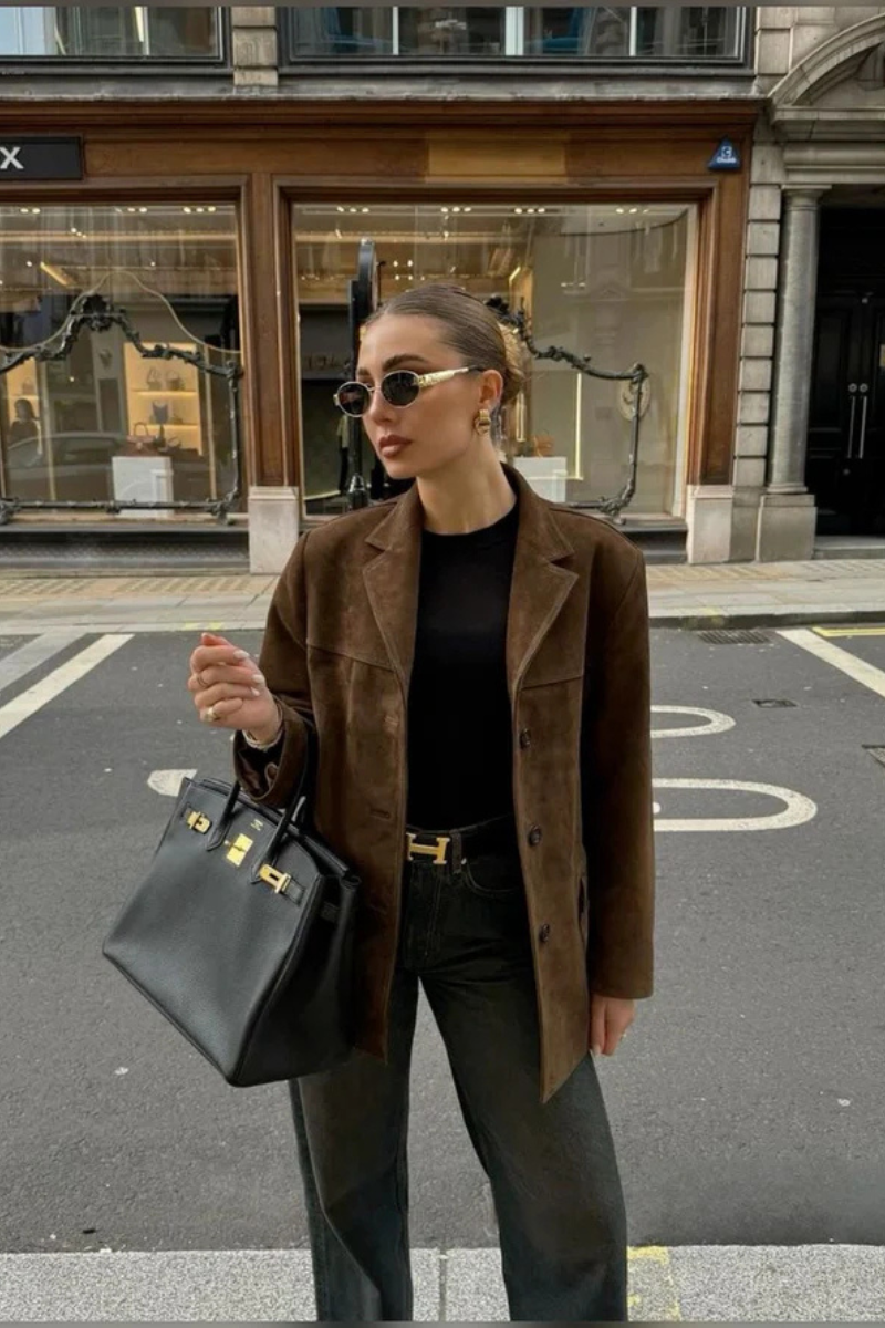 Serena Zamszowa Kurtka