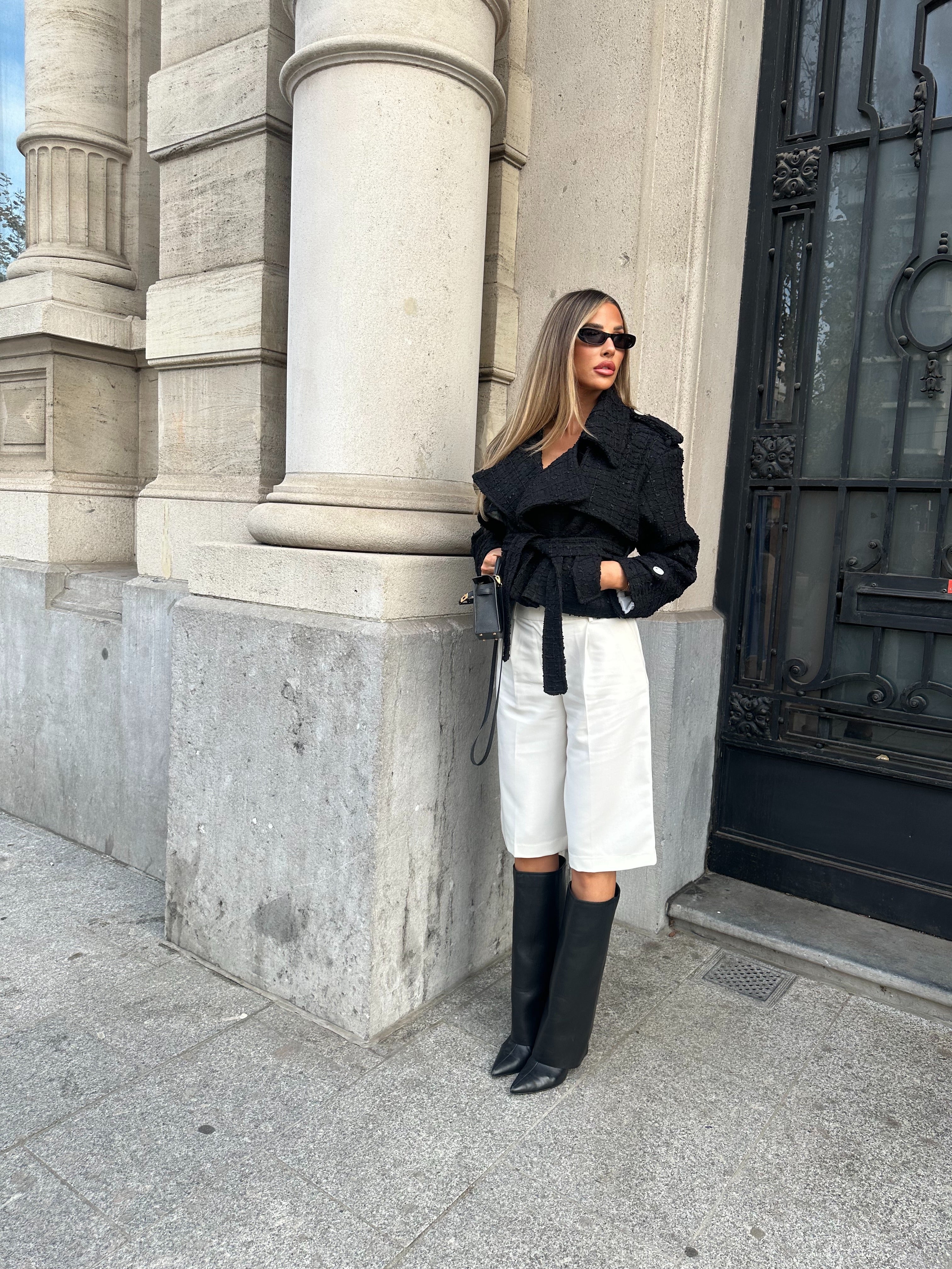 Kurtka Isabella z tweedu