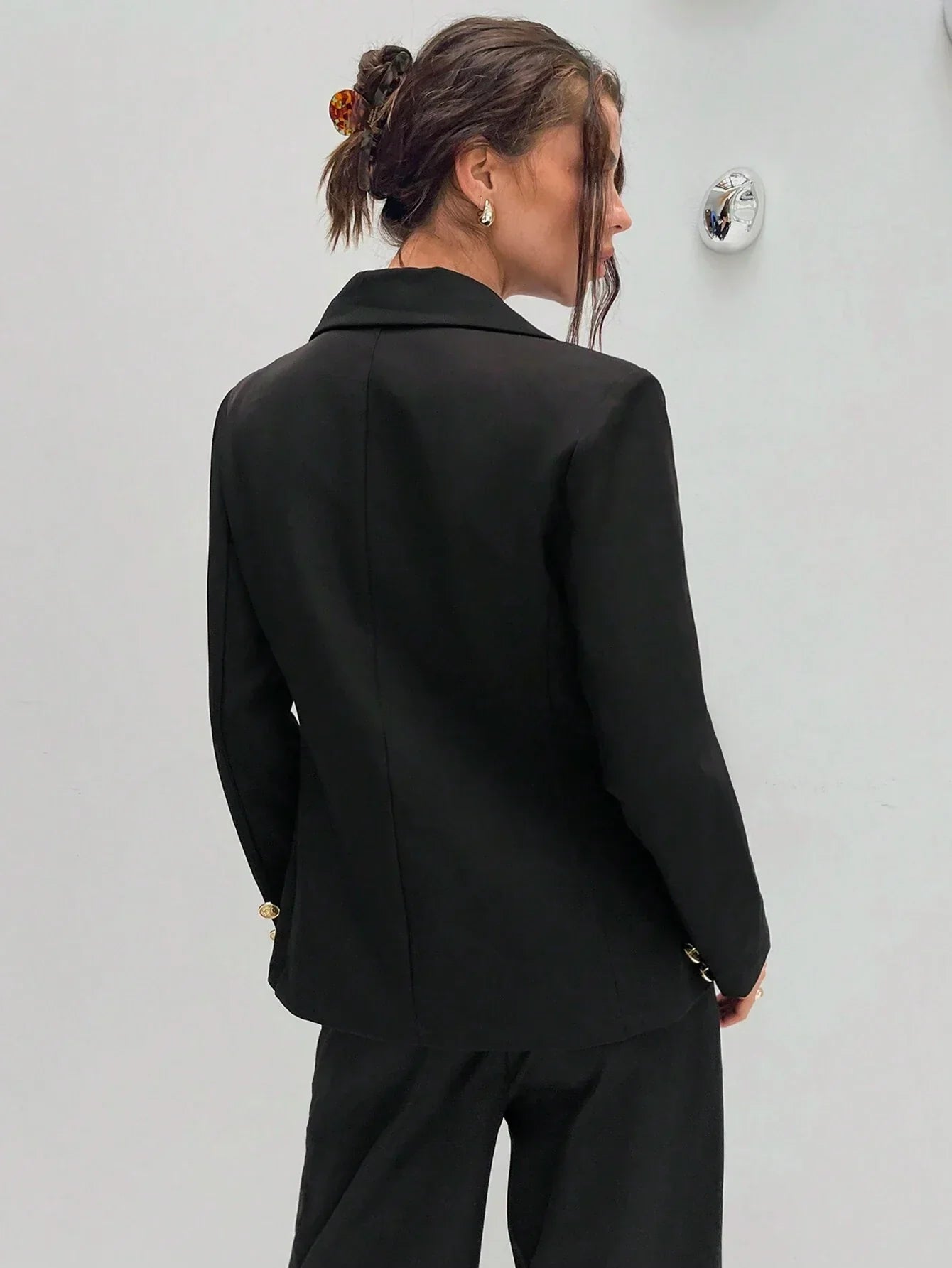 Marynarka Clara stylowa retro z asymetrycznym krojem