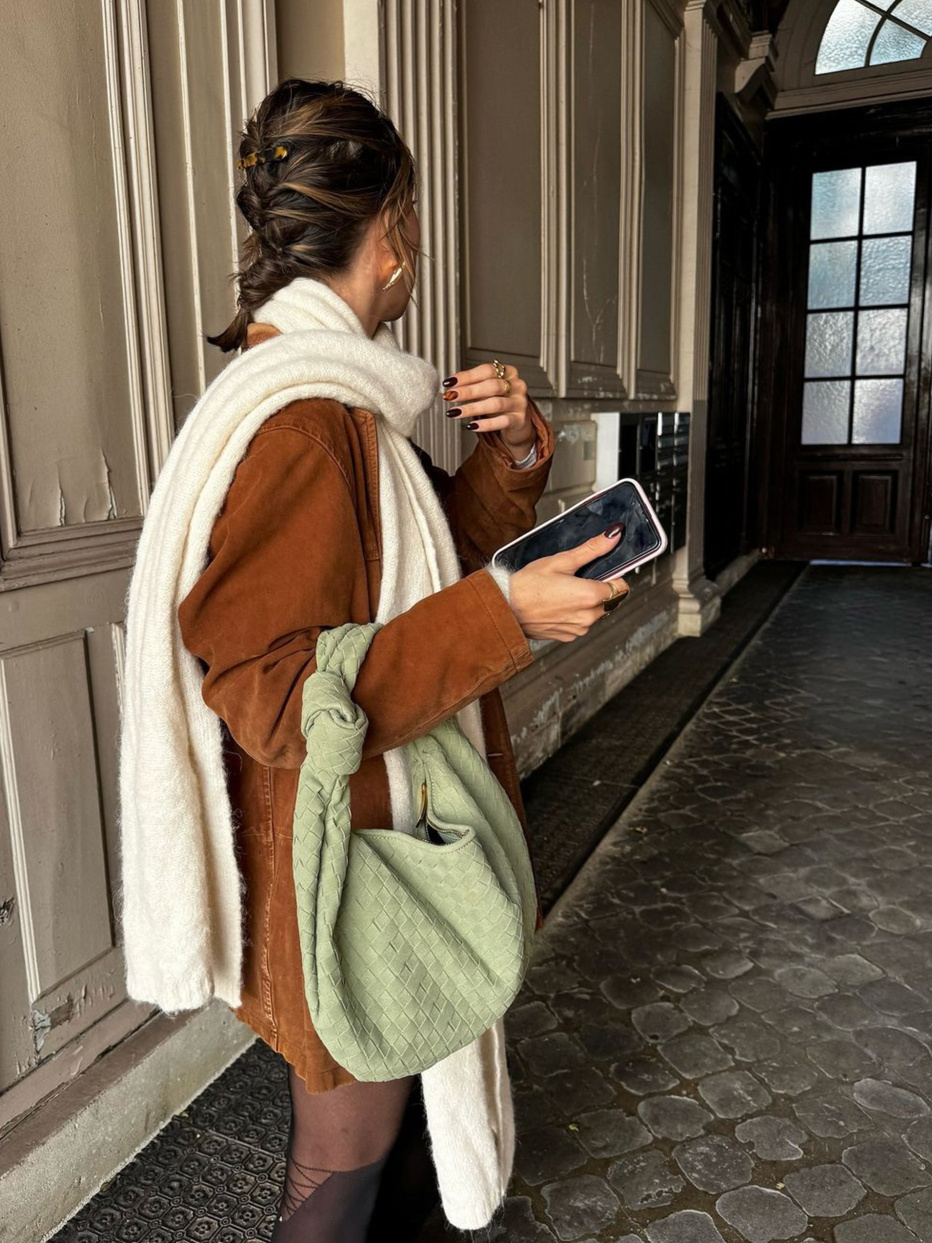 Ava Średnia Zamszowa Torba