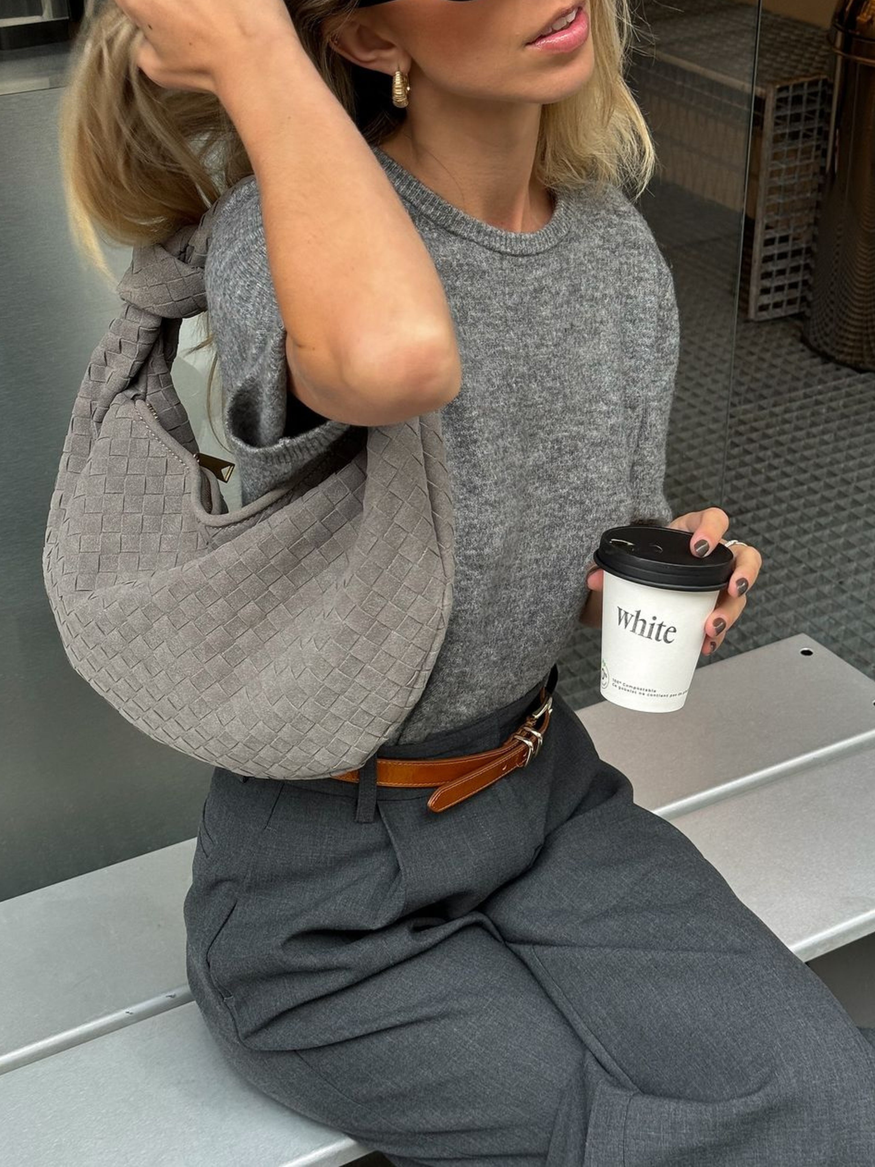 Ava Średnia Zamszowa Torba