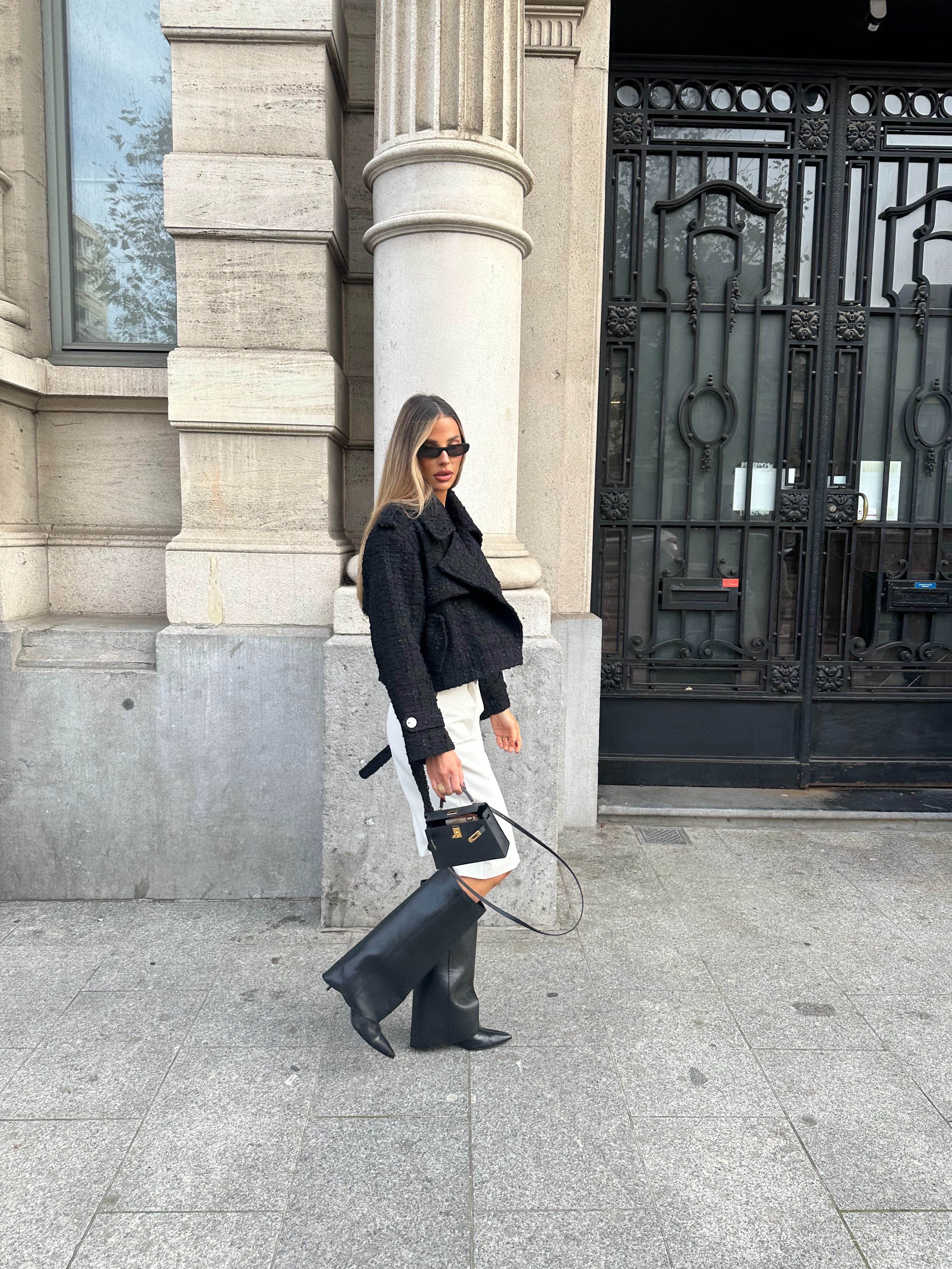 Kurtka Isabella z tweedu