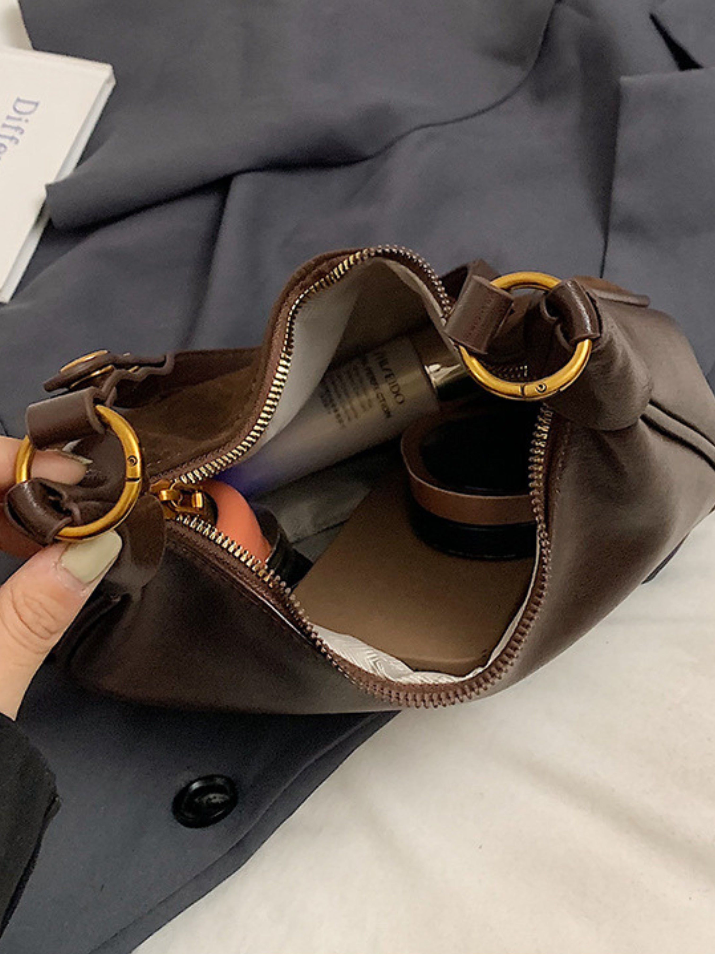 Élodie Zamszowa Torba na Ramię