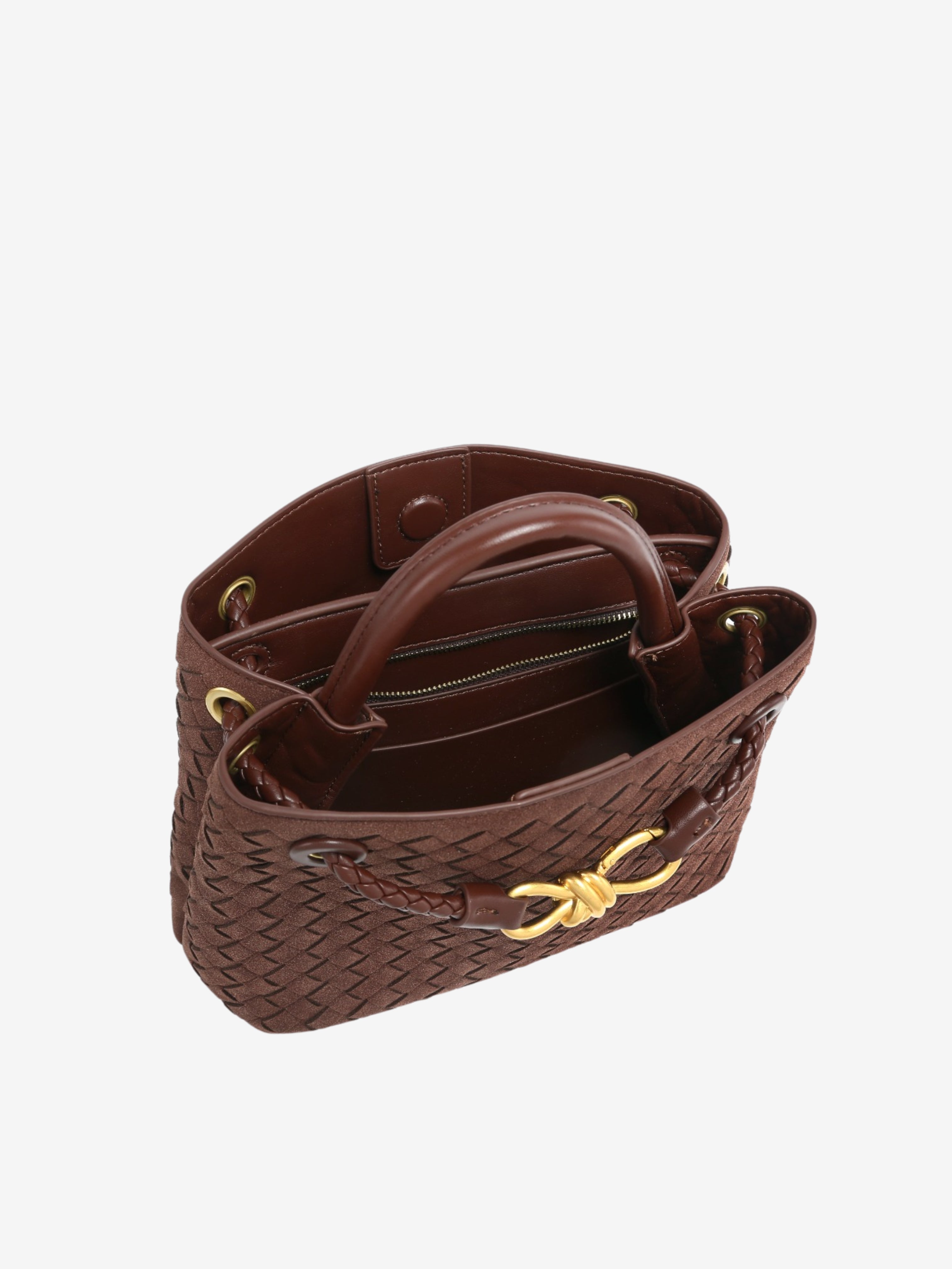 Sabine Mała Wpleciona Zamszowa Torba