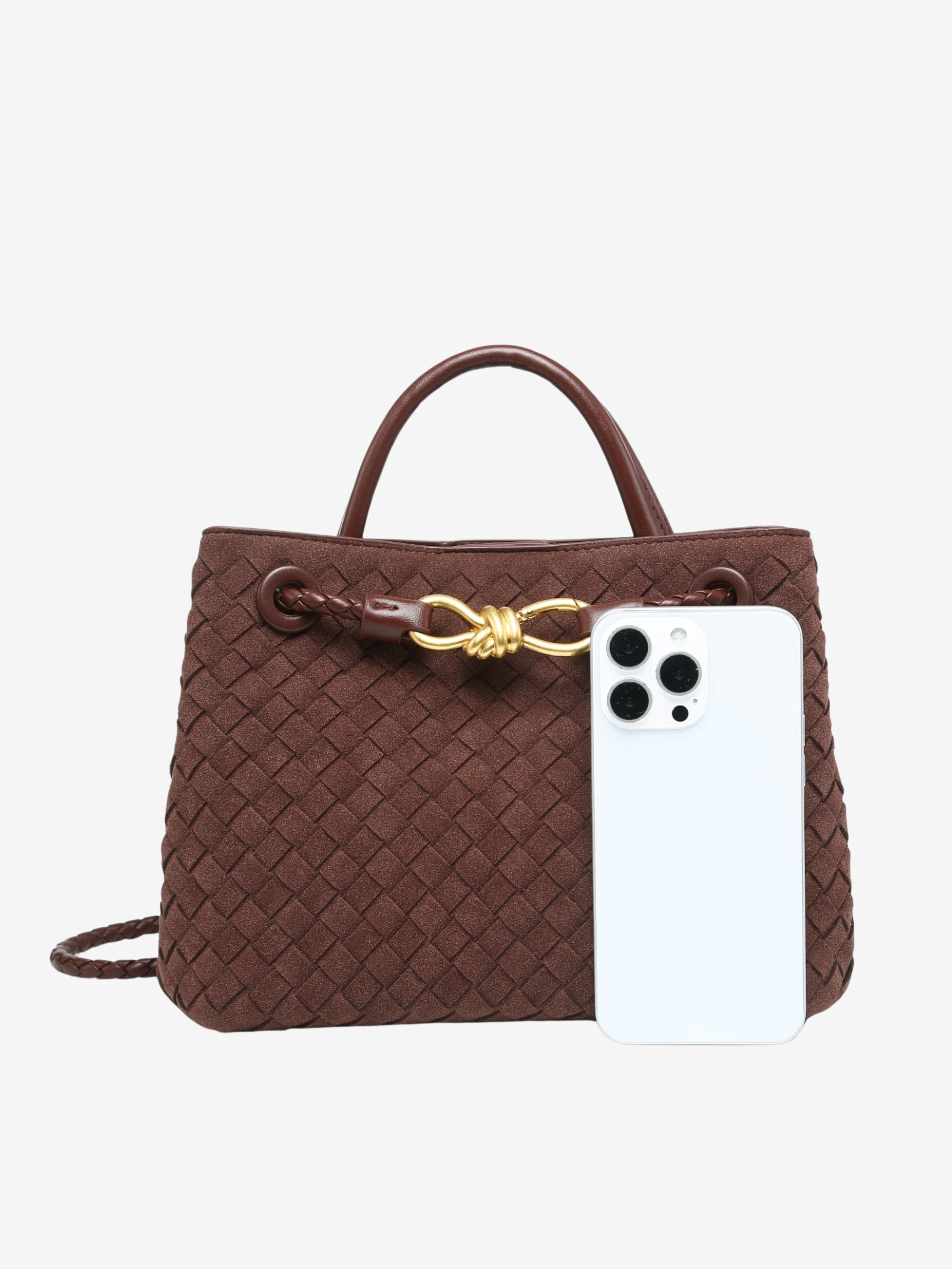 Sabine Mała Wpleciona Zamszowa Torba