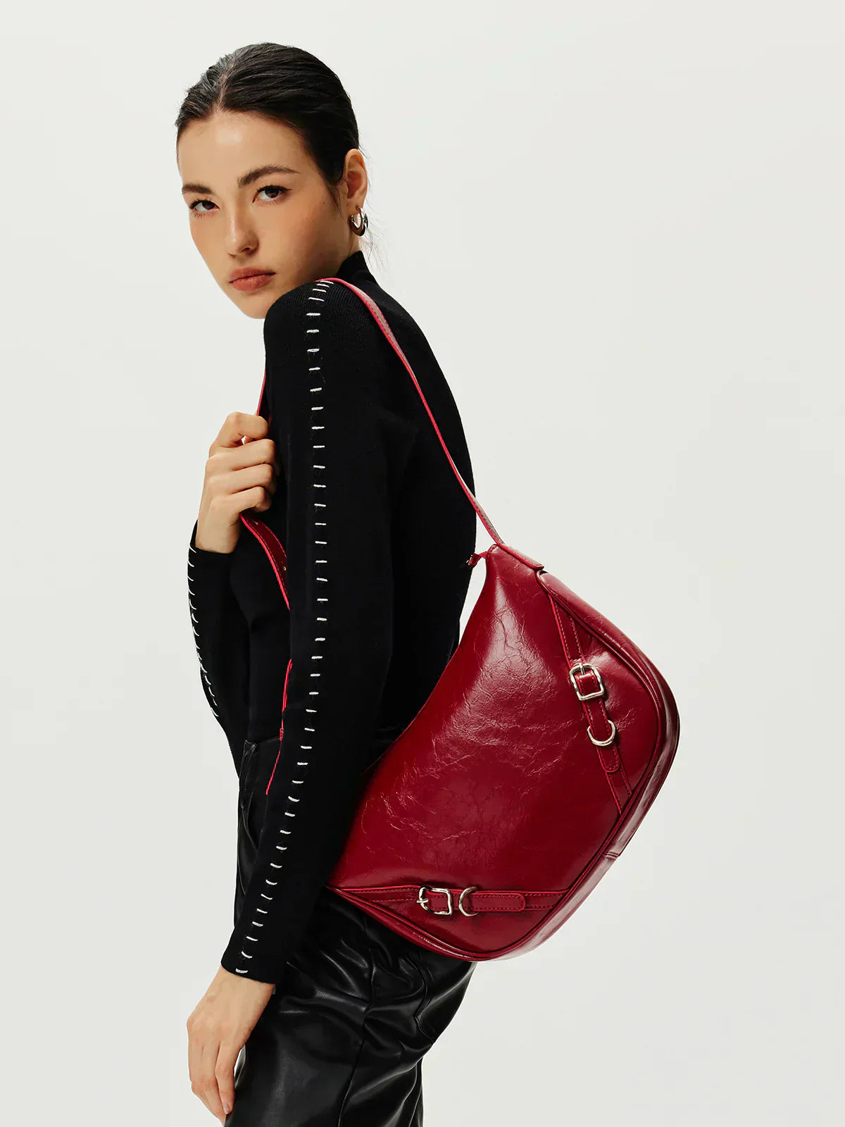 Ingrid Torba na Ramię z Zamkiem