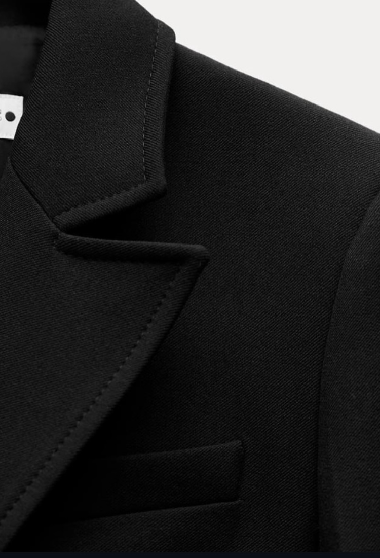 Marynarka Ava dopasowana czarna