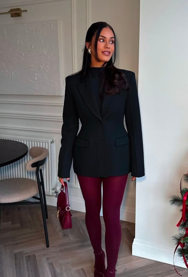 Marynarka Ava dopasowana czarna