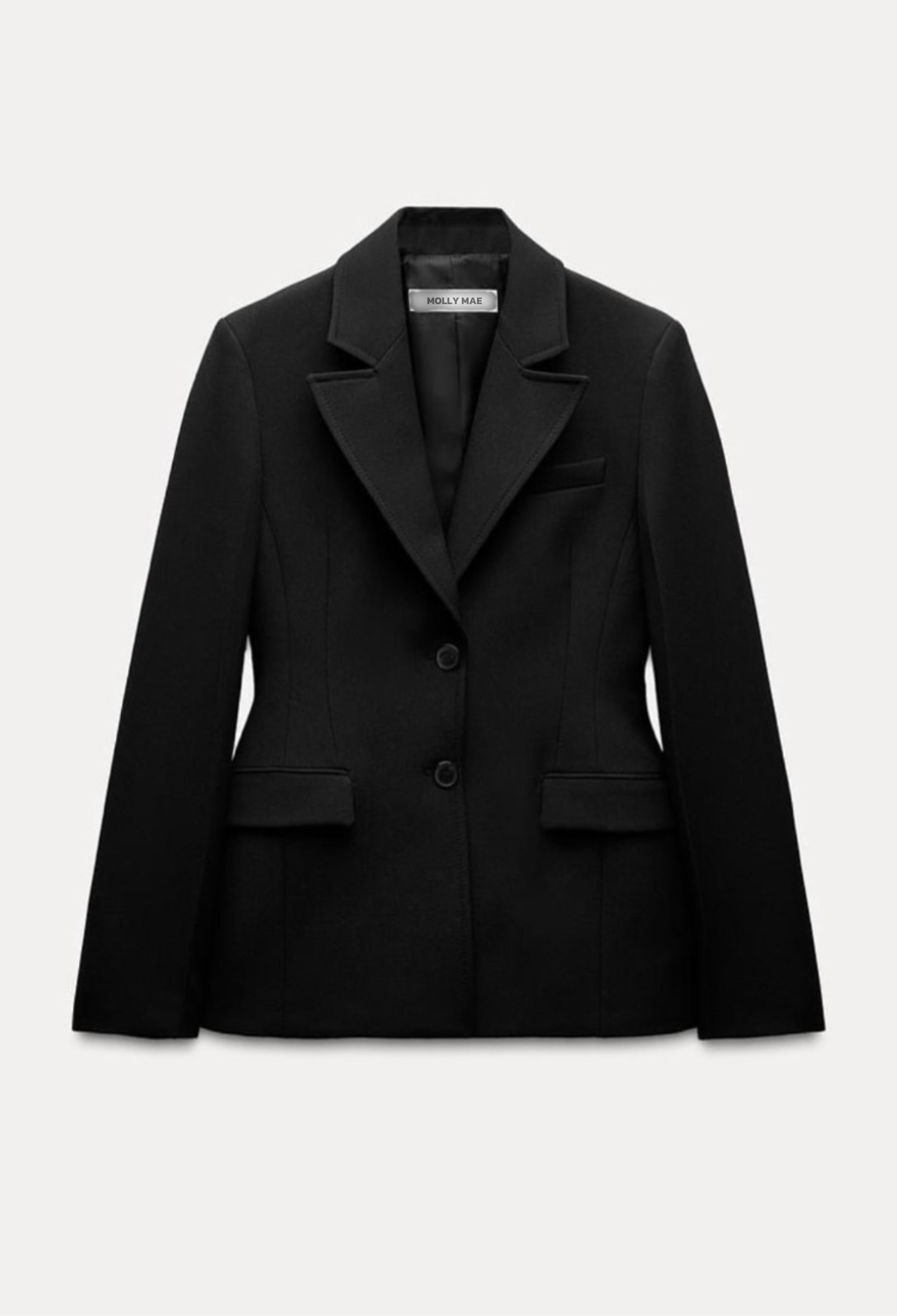 Marynarka Ava dopasowana czarna