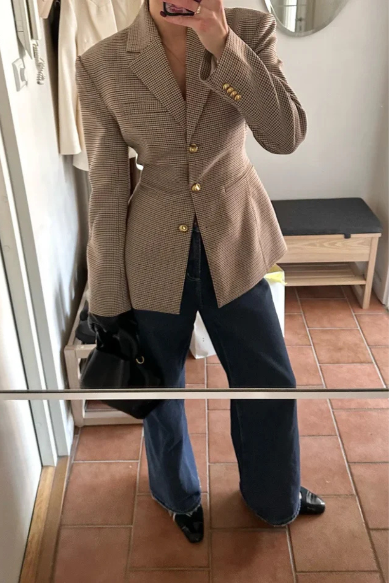 Marynarka Evie w kratę