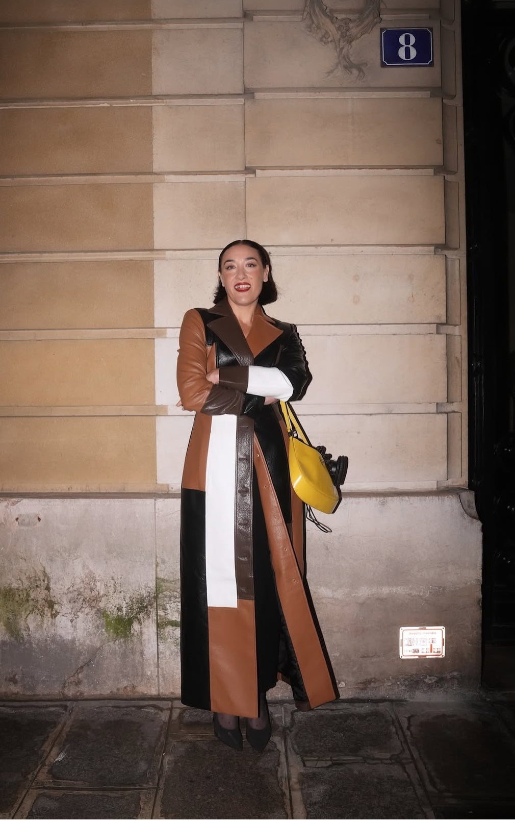 Mila Mozaikowy Płaszcz Trench