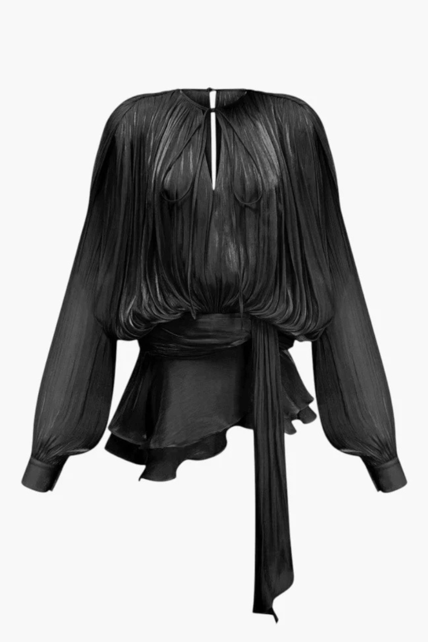 Sukienka mini Liora z plisami