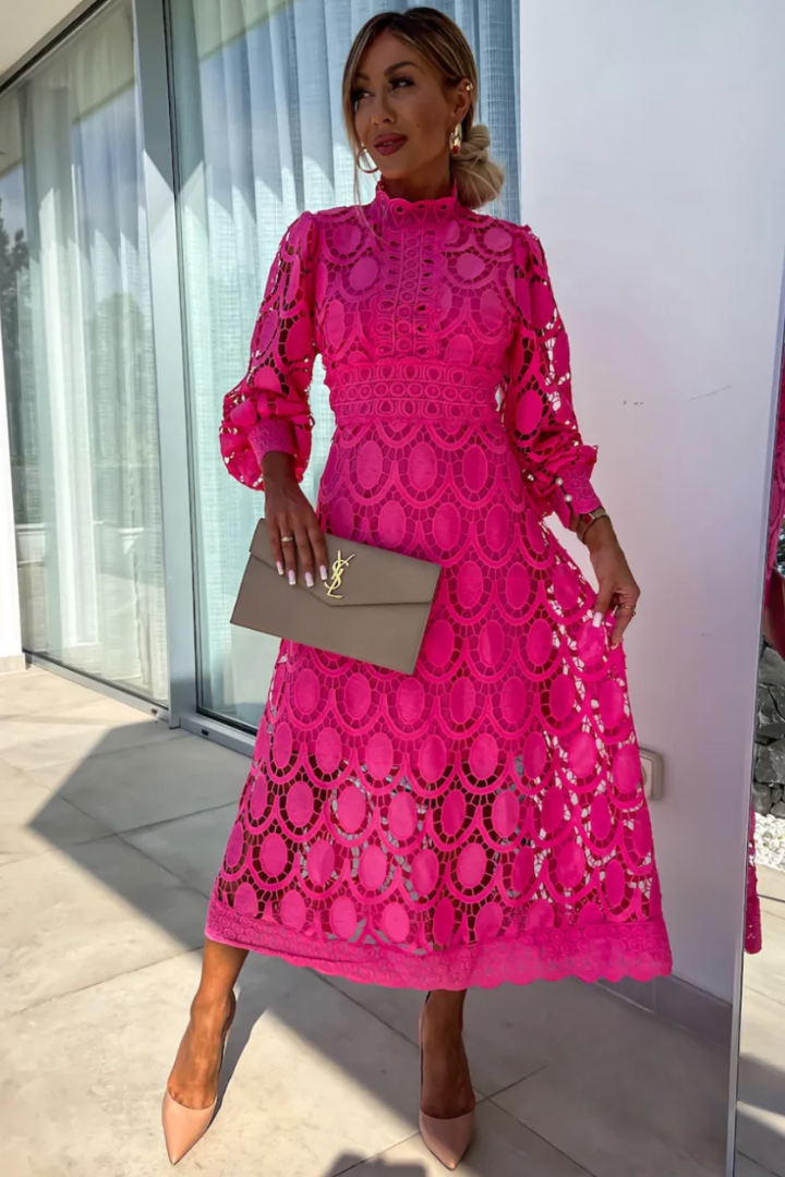 Sukienka Charlotte elegancka z koronką