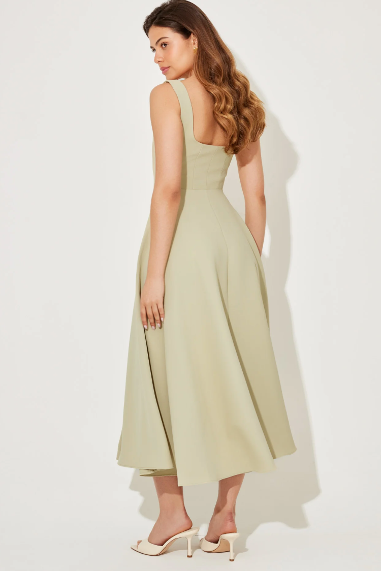 Solivière Elegancka sukienka midi