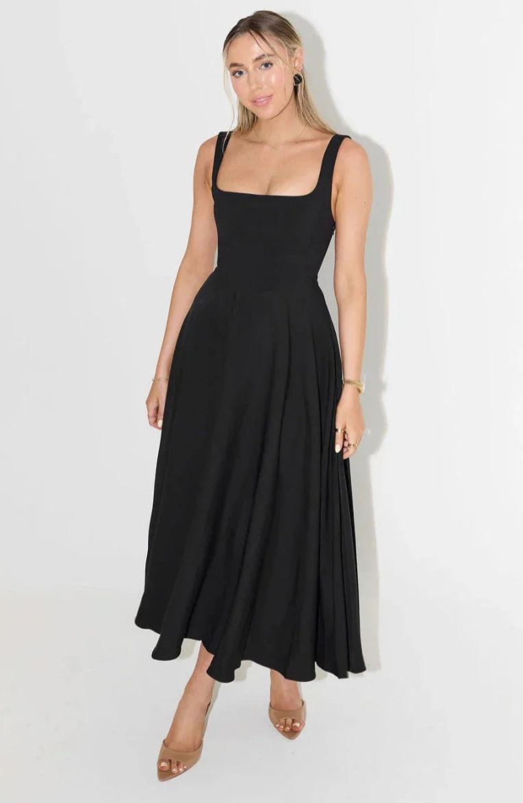 Solivière Elegancka sukienka midi