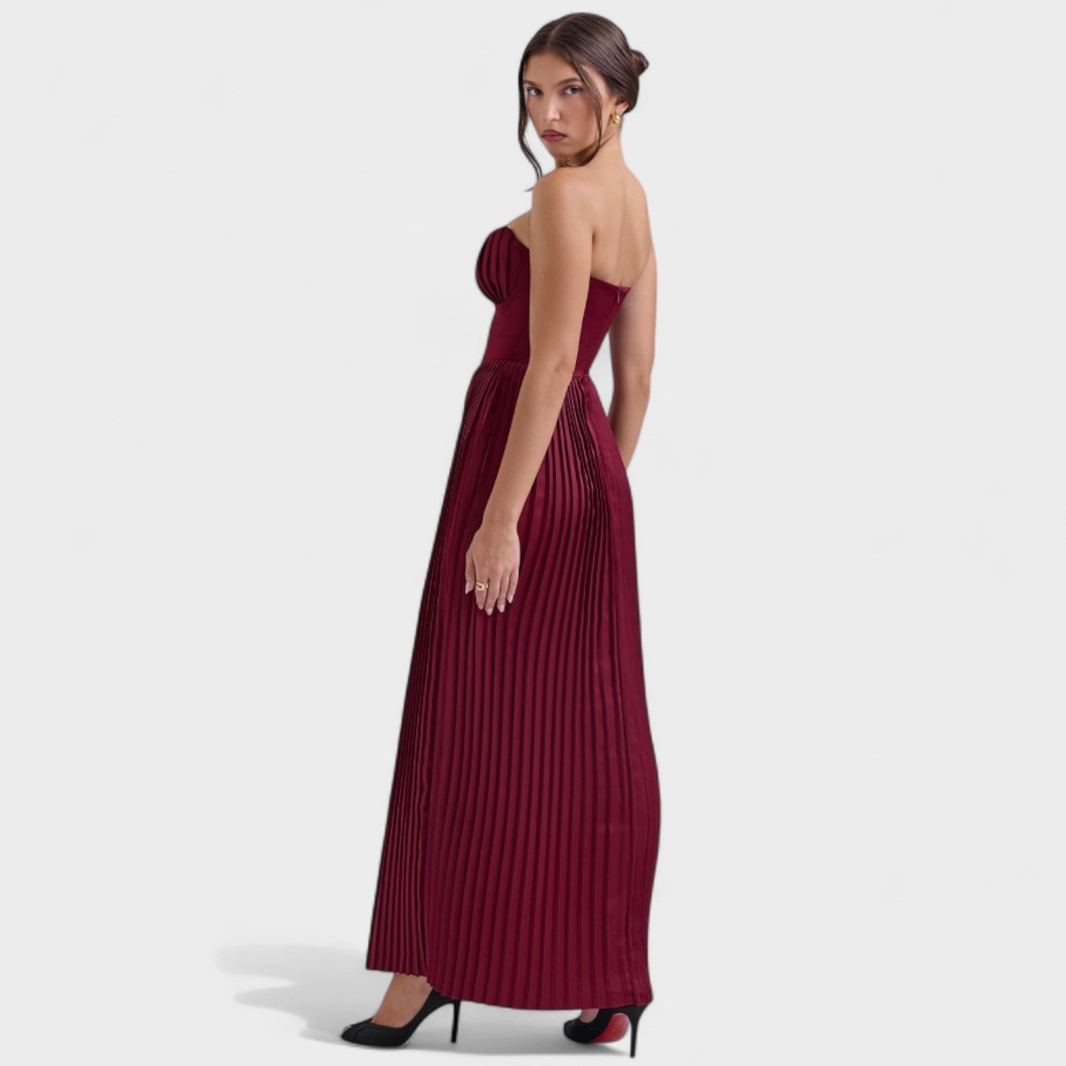 Bella Violetta Plisowana elegancja Sukienka