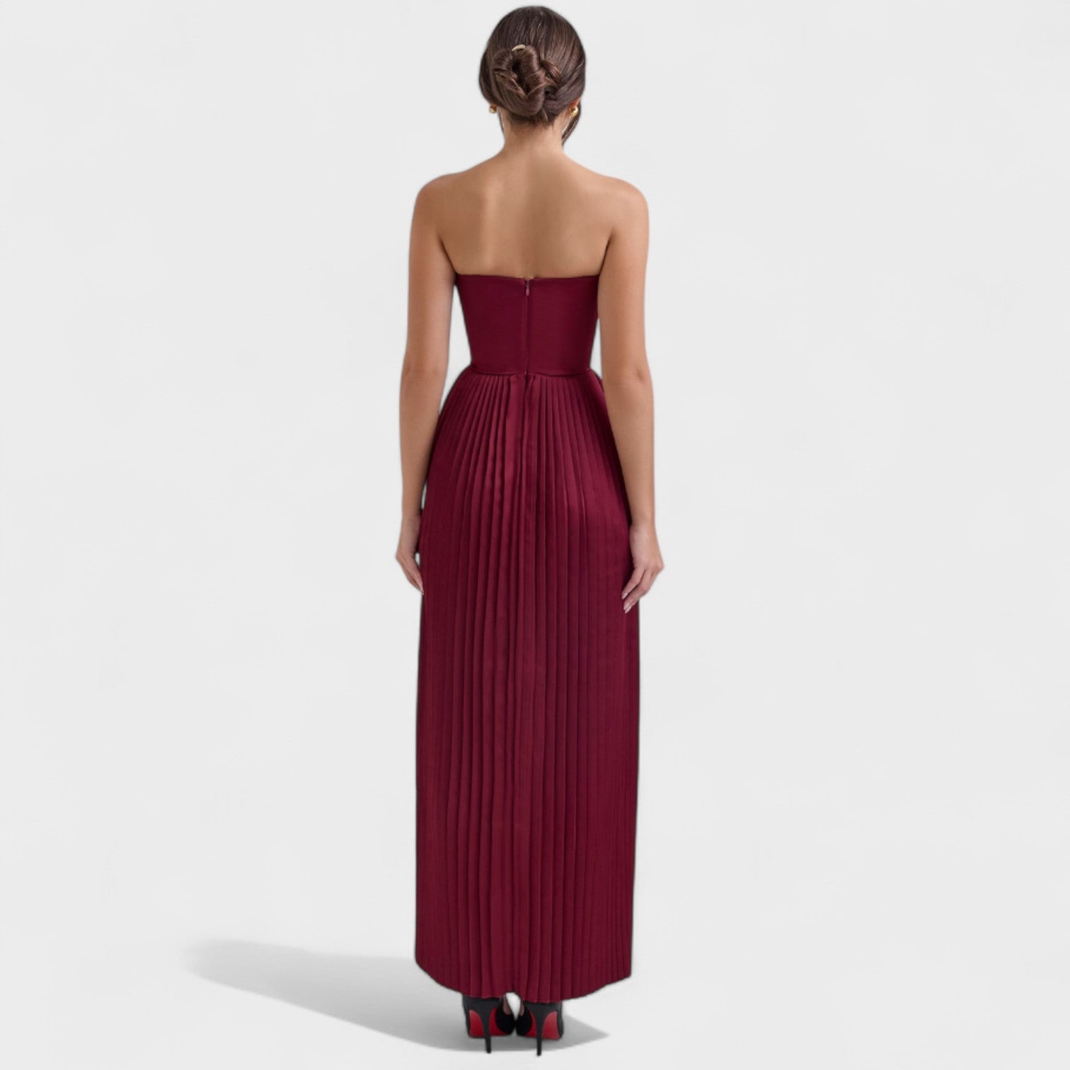 Bella Violetta Plisowana elegancja Sukienka