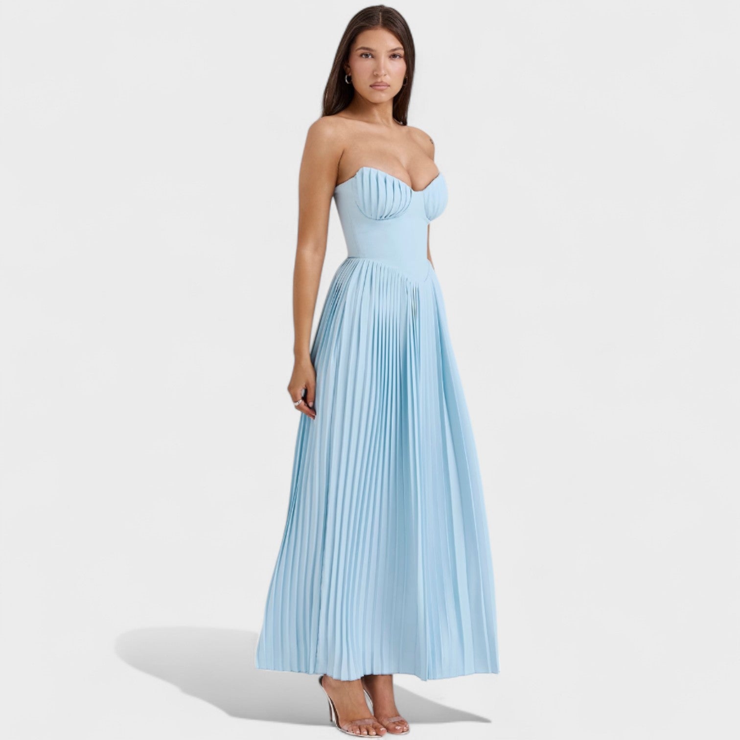 Bella Violetta Plisowana elegancja Sukienka