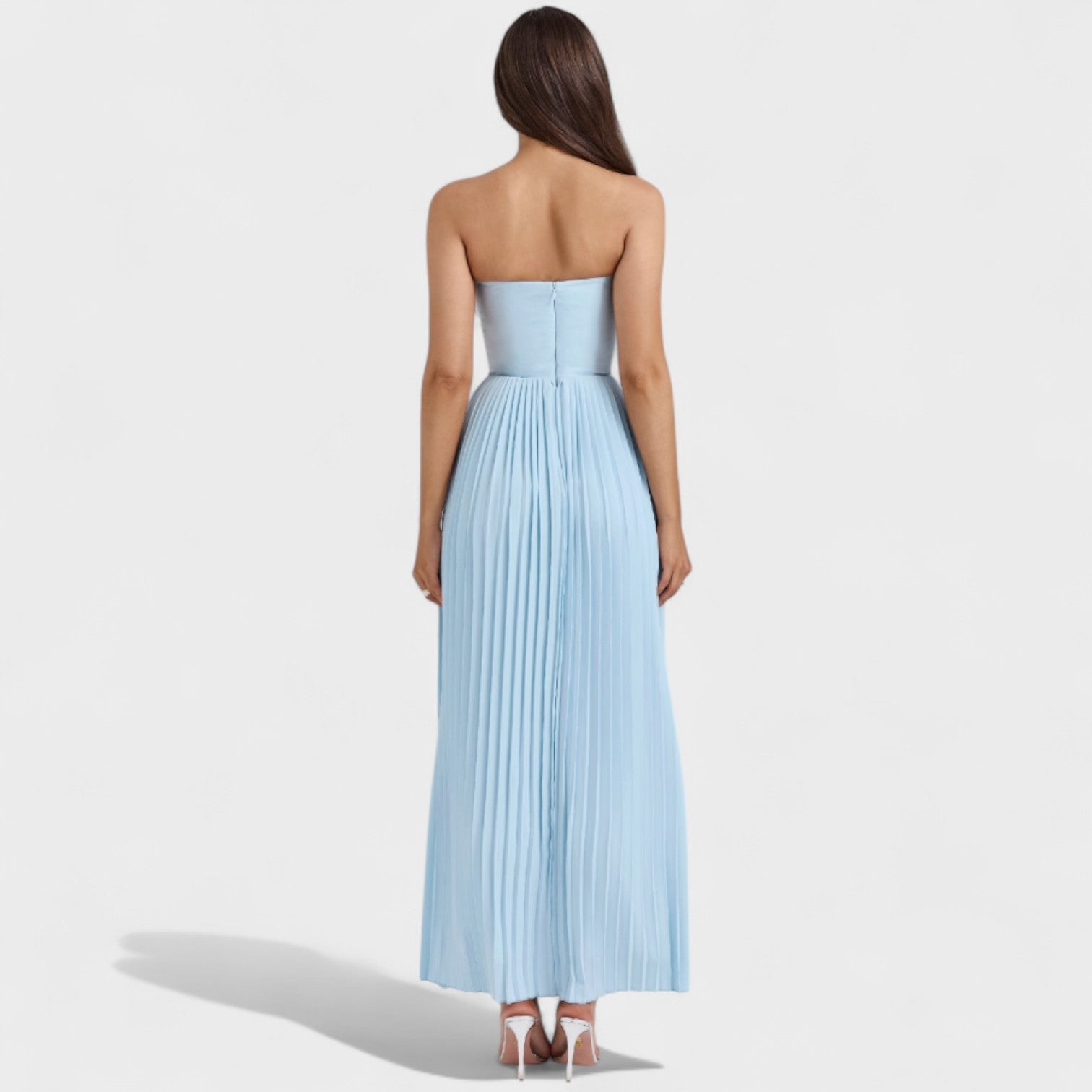 Bella Violetta Plisowana elegancja Sukienka