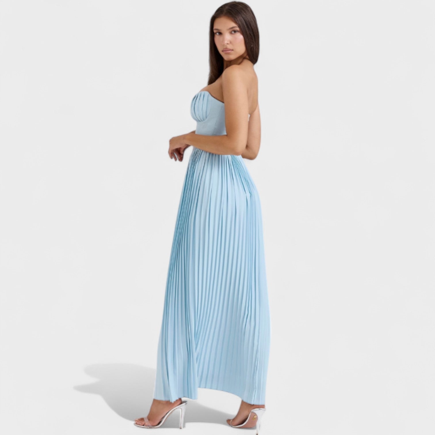 Bella Violetta Plisowana elegancja Sukienka