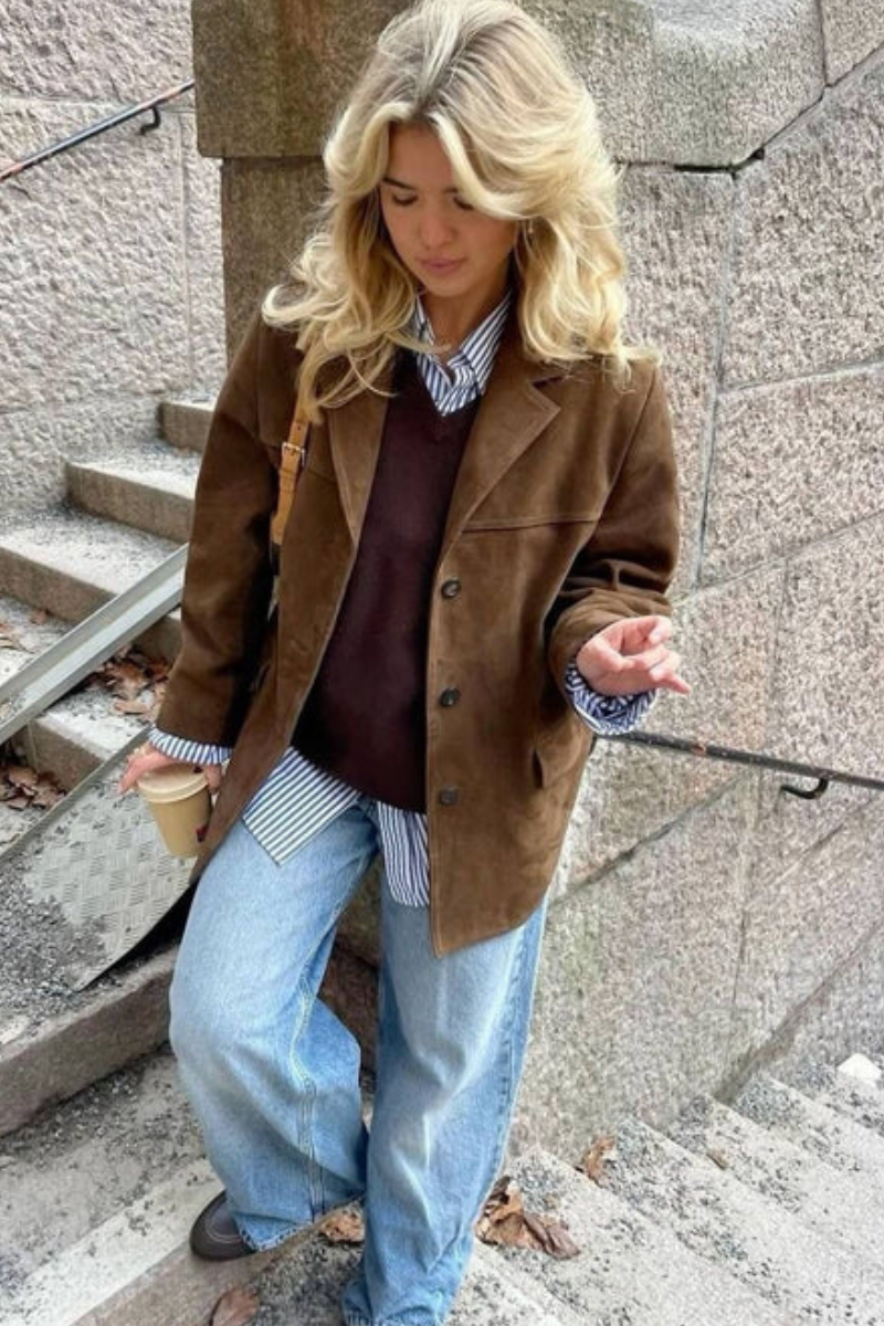 Serena Zamszowa Kurtka