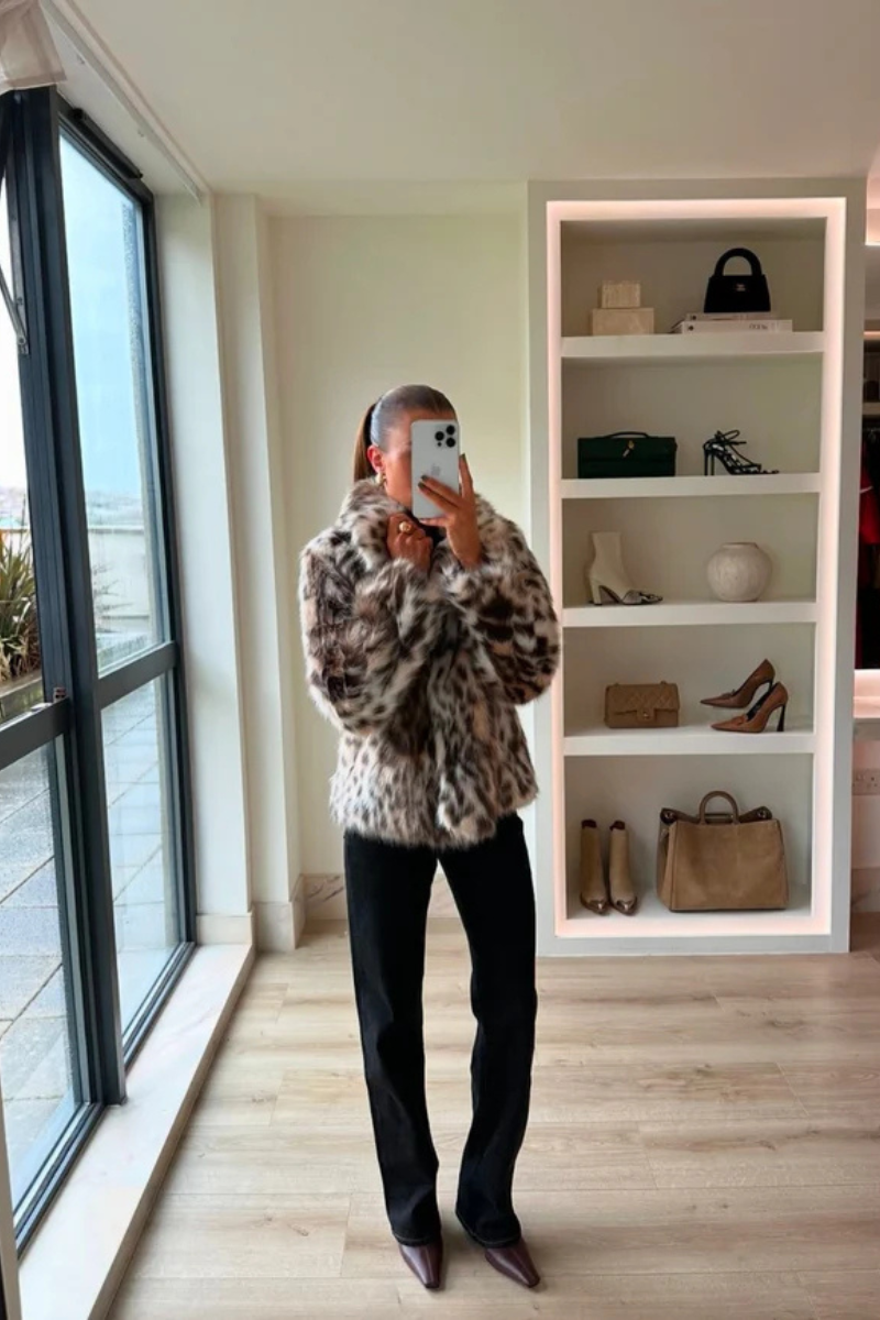 Płaszcz Simba w panterkę