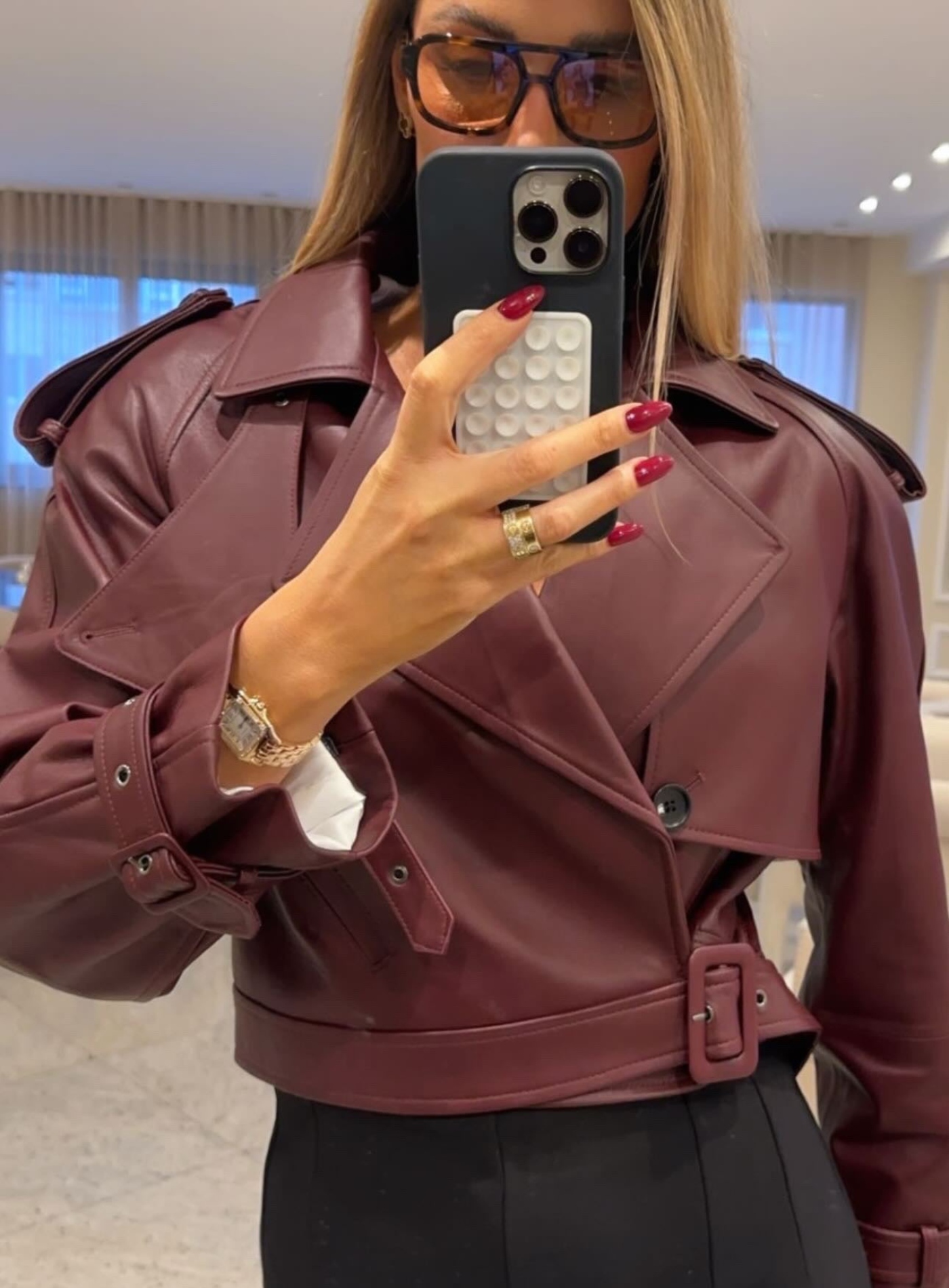 Kurtka skórzana Victoria