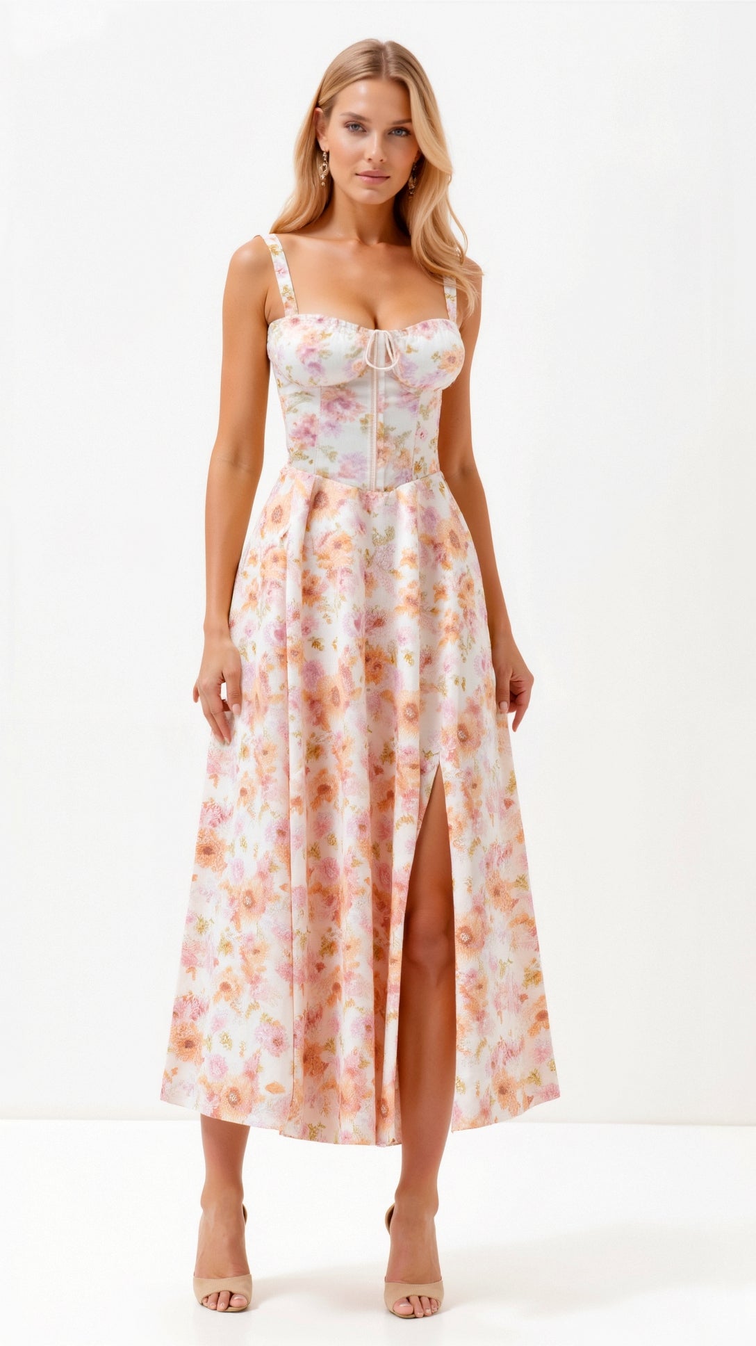 Sukienka midi Fiorette