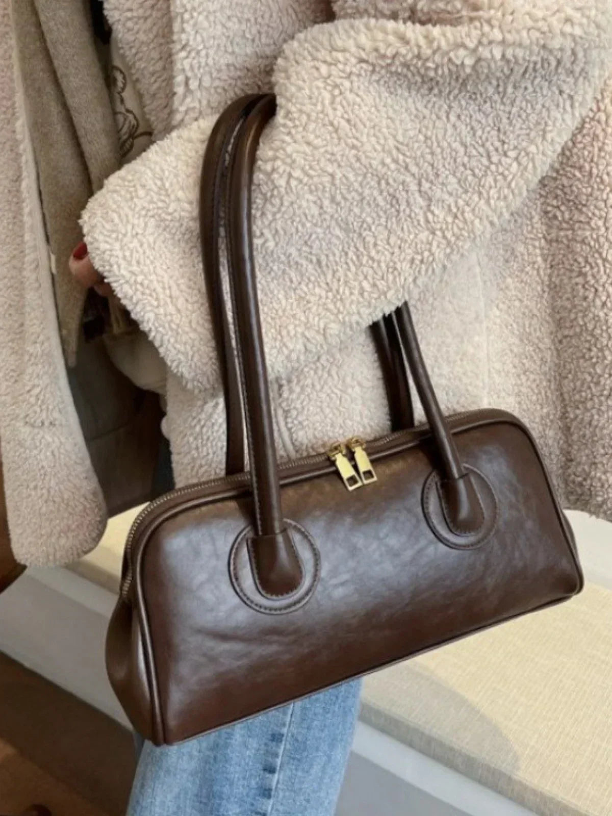 Cleo Retro Torba na Ramię Baguette