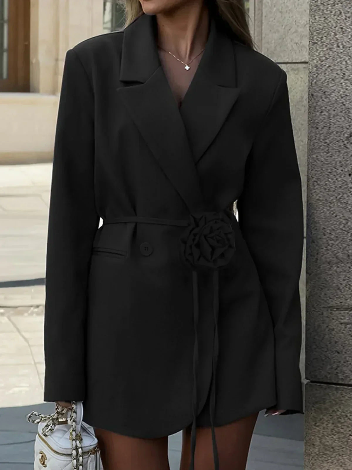 Marynarka Lila w kwiaty do biura