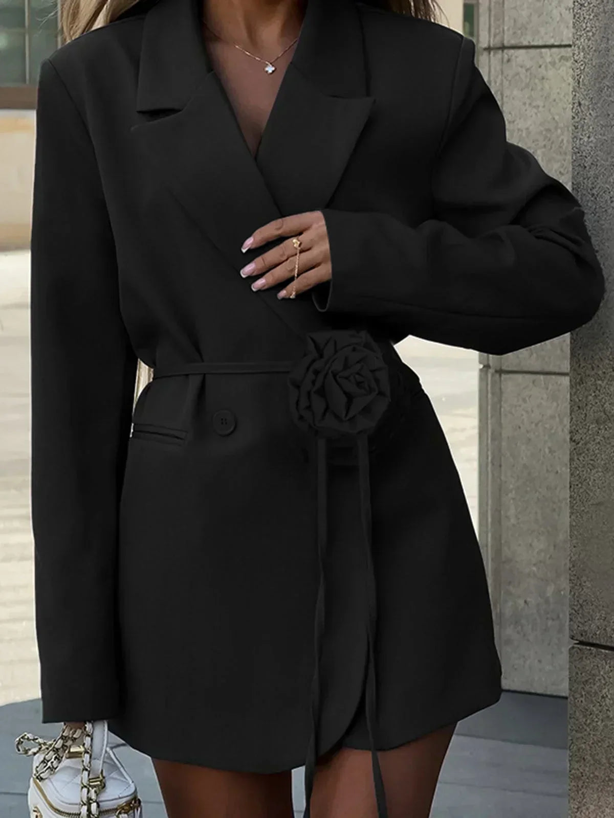 Marynarka Lila w kwiaty do biura