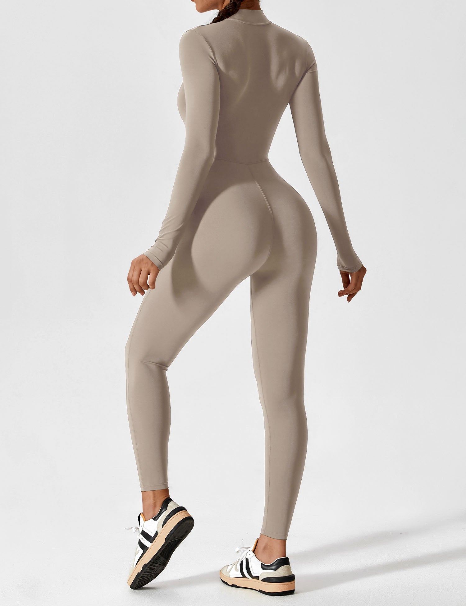 Maya Fleeceowy Kombinezon z Długim Rękawem i Zamkiem