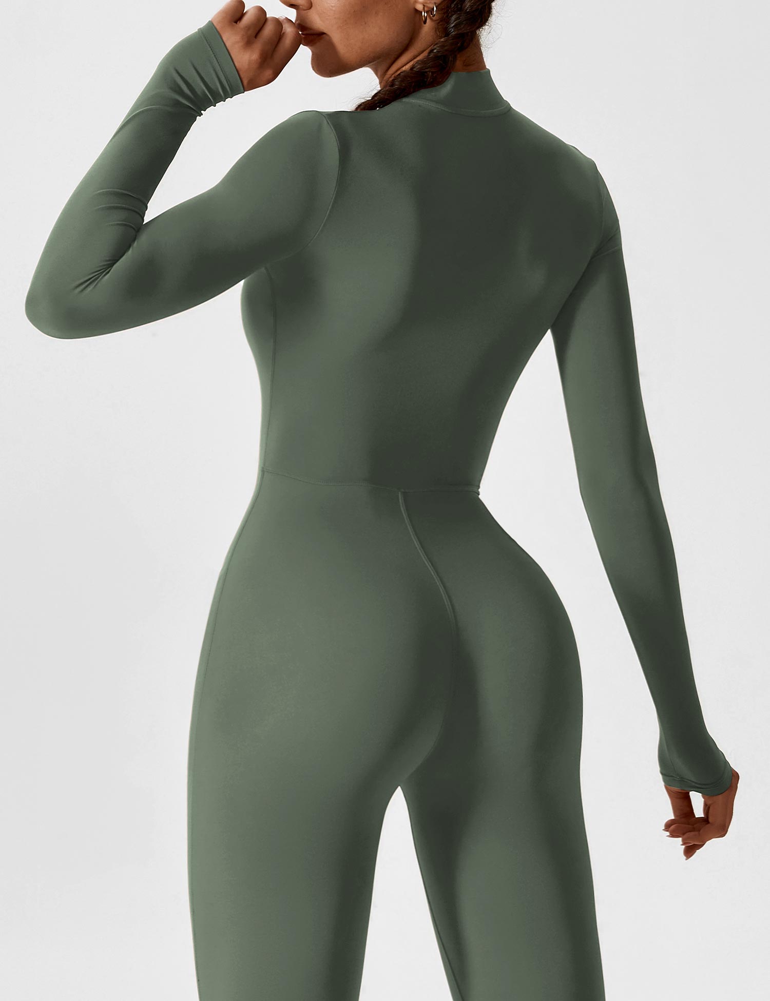 Maya Fleeceowy Kombinezon z Długim Rękawem i Zamkiem